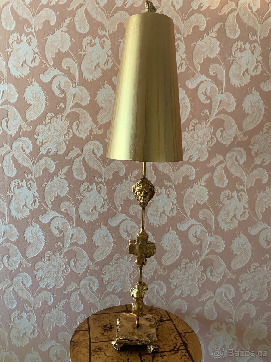 Prodám designové zlaté lampu - 5