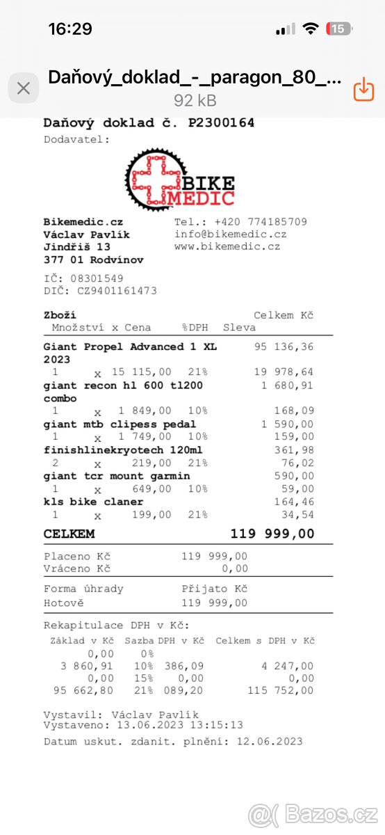 Giant Propel Andvaced 1 - 5