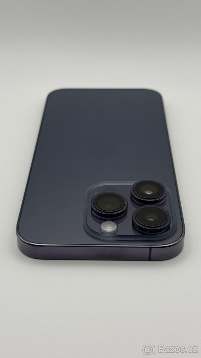 iPhone 14 Pro 128 GB Deep Purple - Baterie 100 %, Záruka - 5