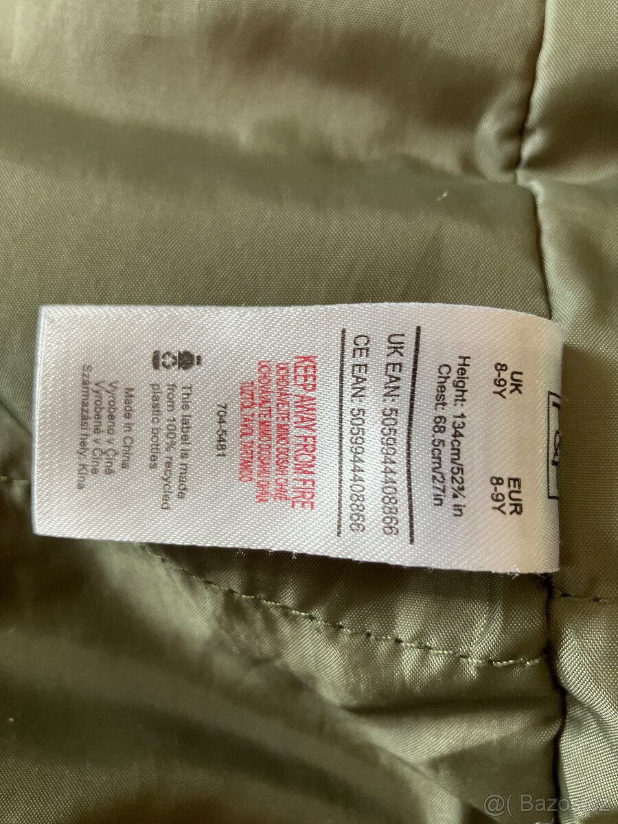 Dívčí zimní bunda F&F 8-9 let - 5