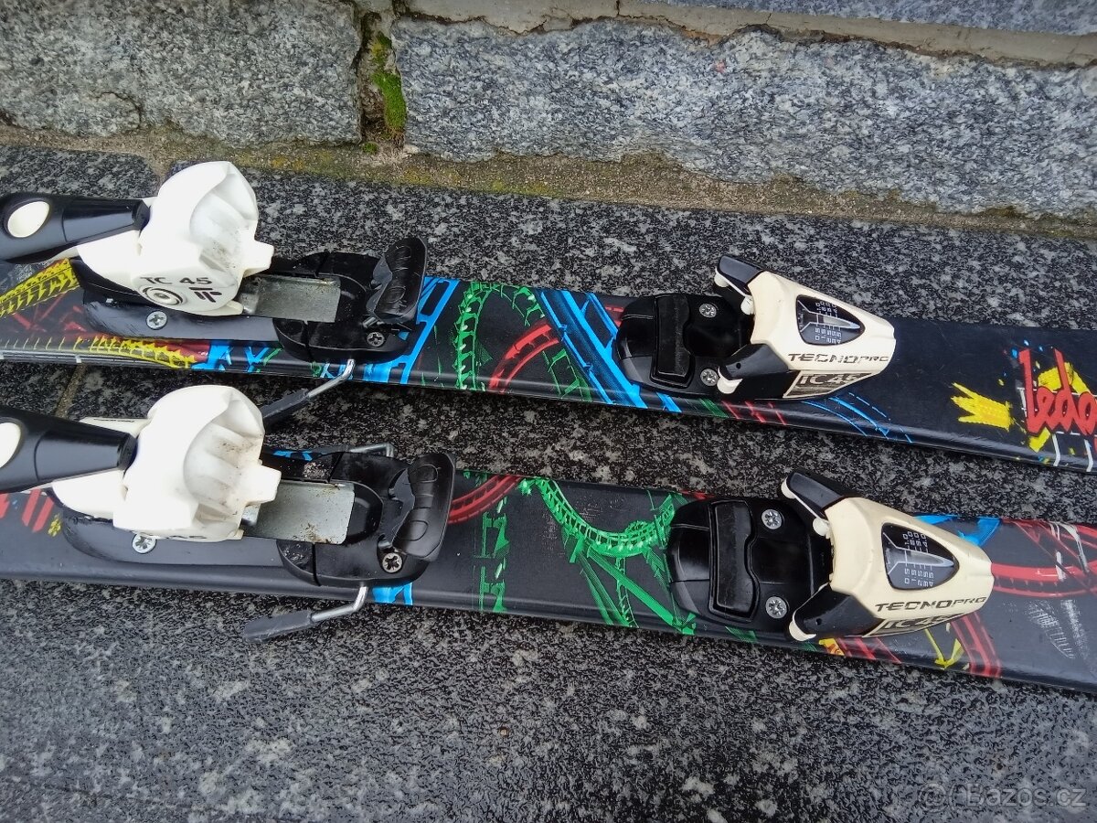 Dětské lyže 90 cm a boty - 5