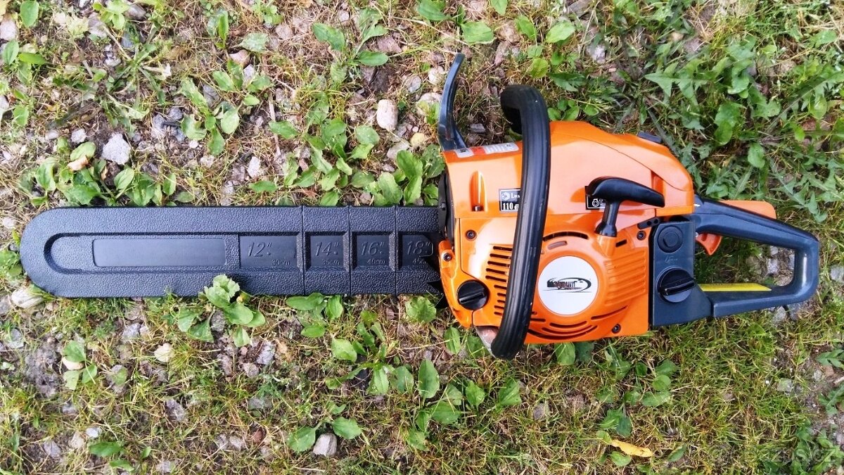 Motorová pila Magnum 58 ccm NOVÁ + 2 x lišta, řětěz, startov - 5