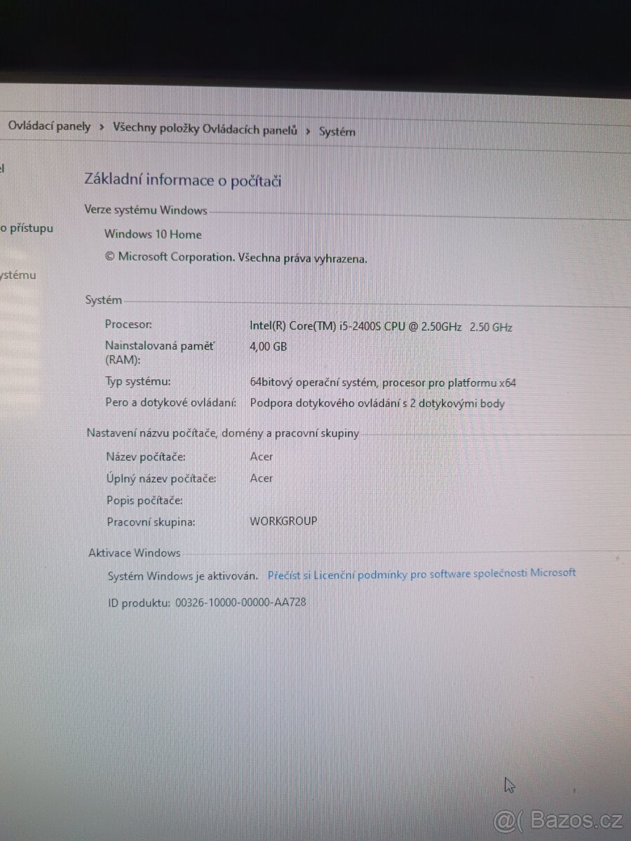 PC Acer 23" - 5