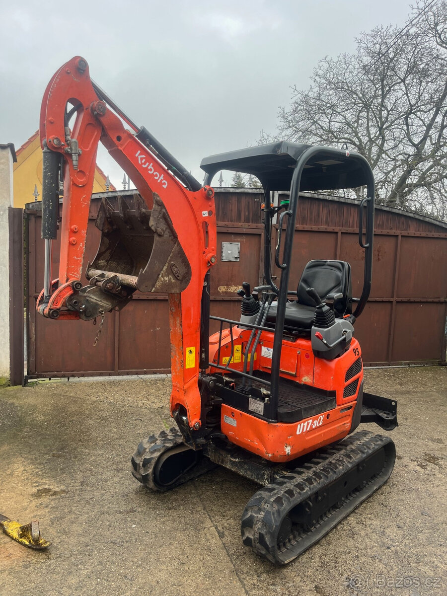 Pásový minibagr Kubota U17-3 - 5
