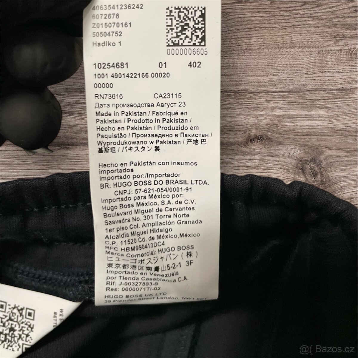 Pánské tepláky Boss Hadiko 1, L, nové s visačkou - 5