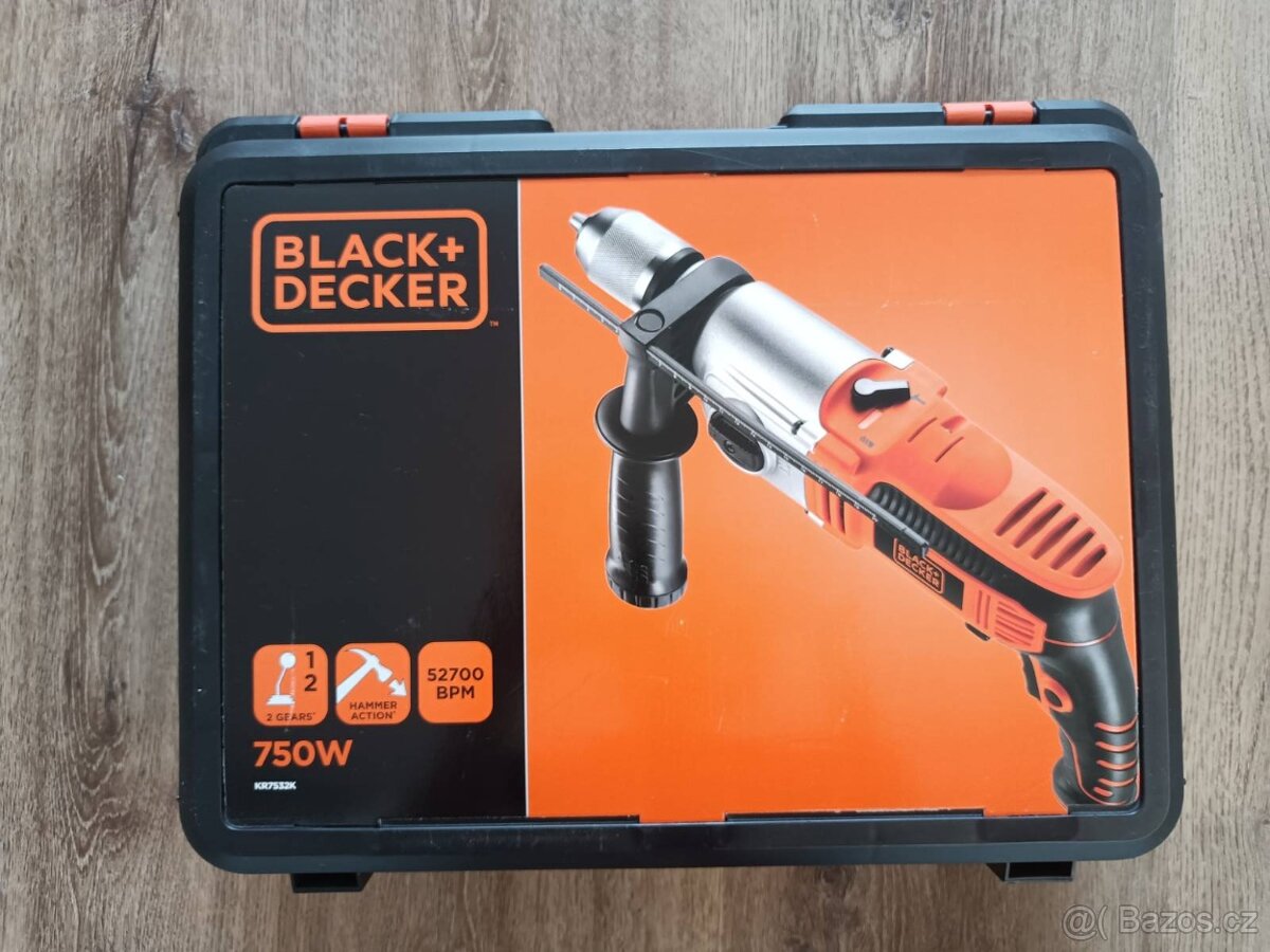 Black&Decker KR7532K Příklepová vrtačka 750W - 5