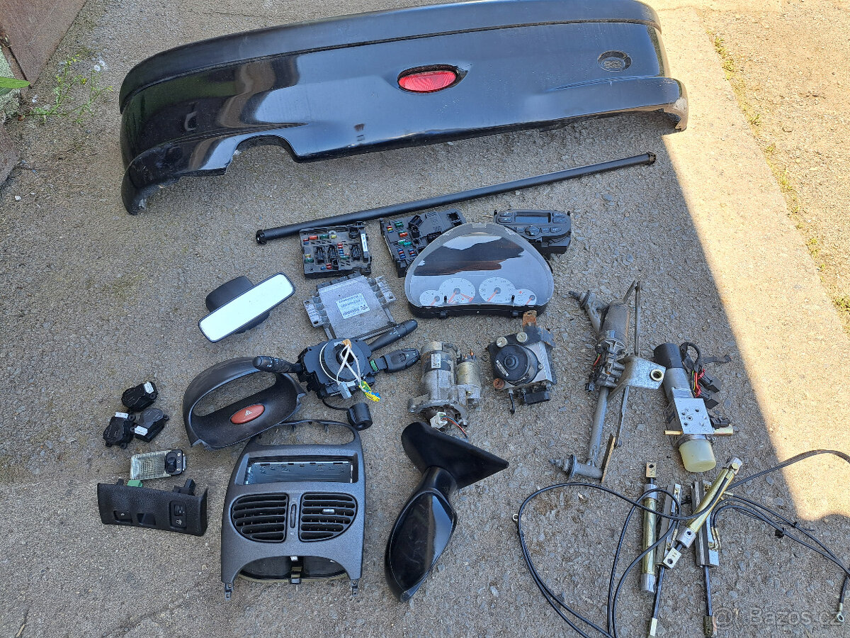 náhradní díly Peugeot 206 cc 2,0i - 100kw + 1,4i 55kw - 5