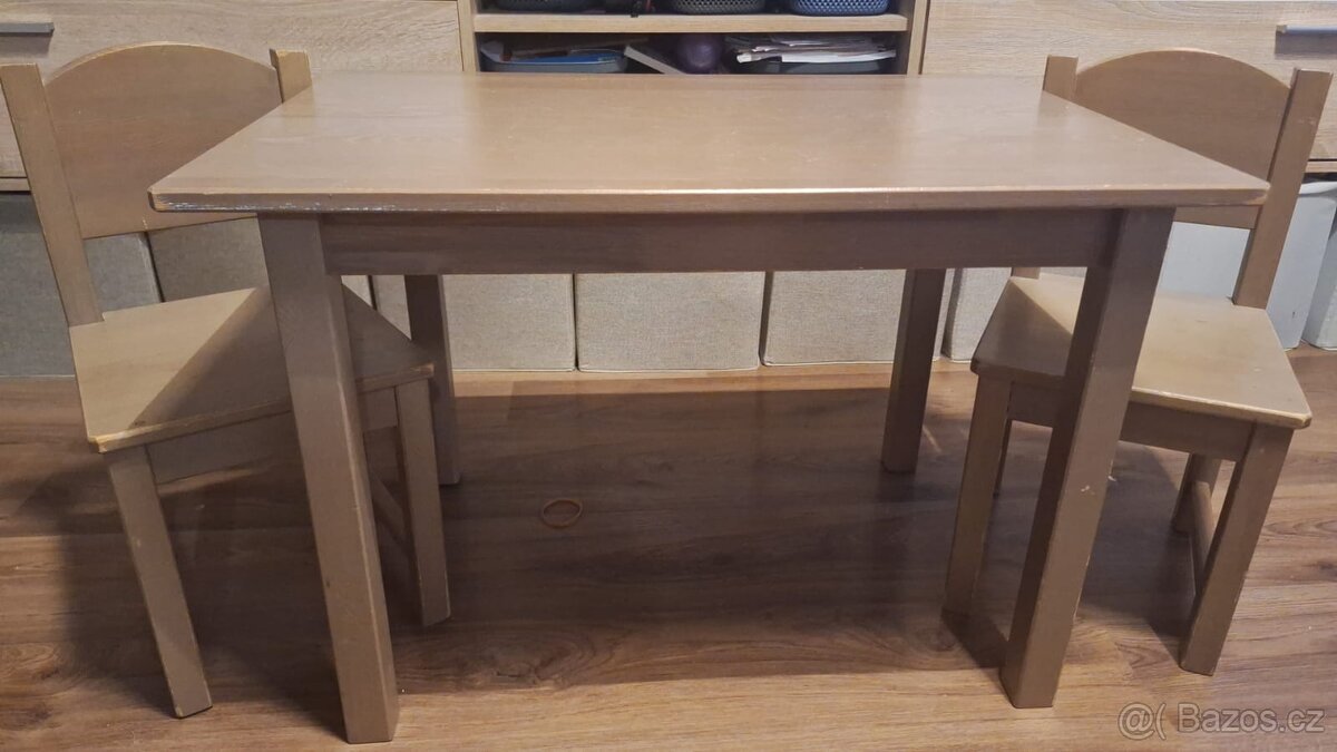 IKEA sundvik stolek dětský a 2 židličky - 5
