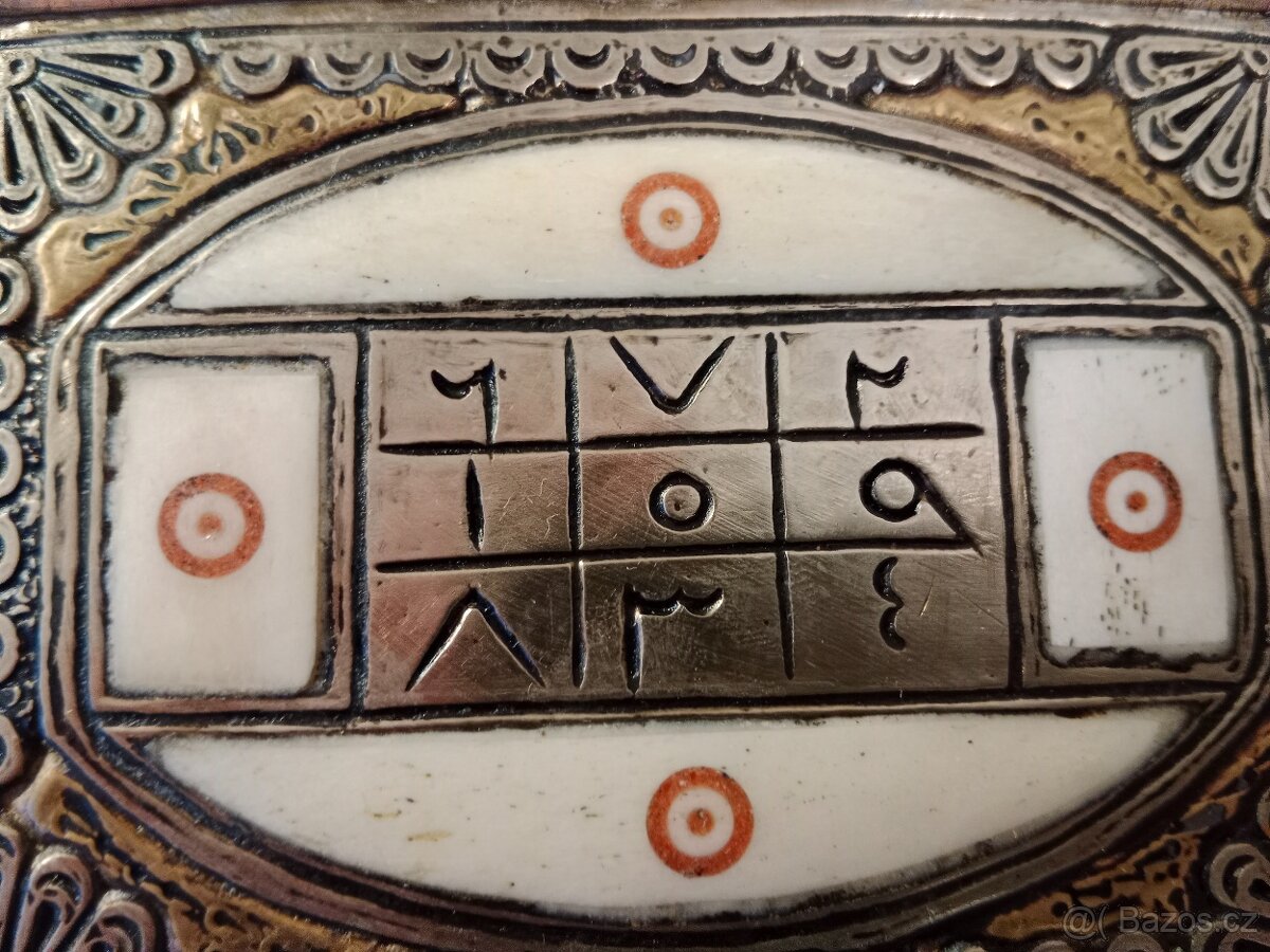 Nádherná, starožitná, marokánská krabička sleva na1990 - 5