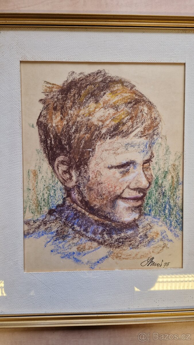 Obraz chlapce, Vojtěch Strnad, 1975 - 5