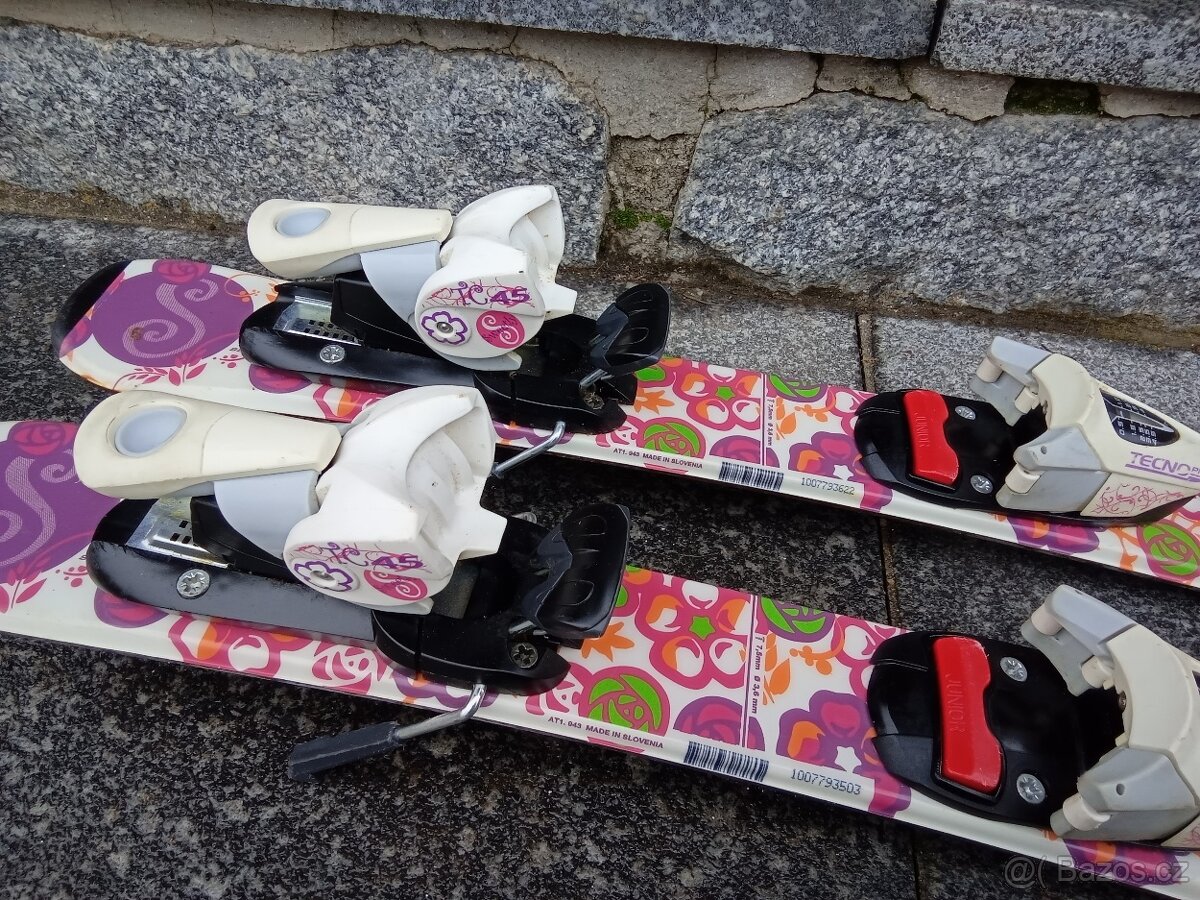 Dětské lyže 70 cm a boty - 5