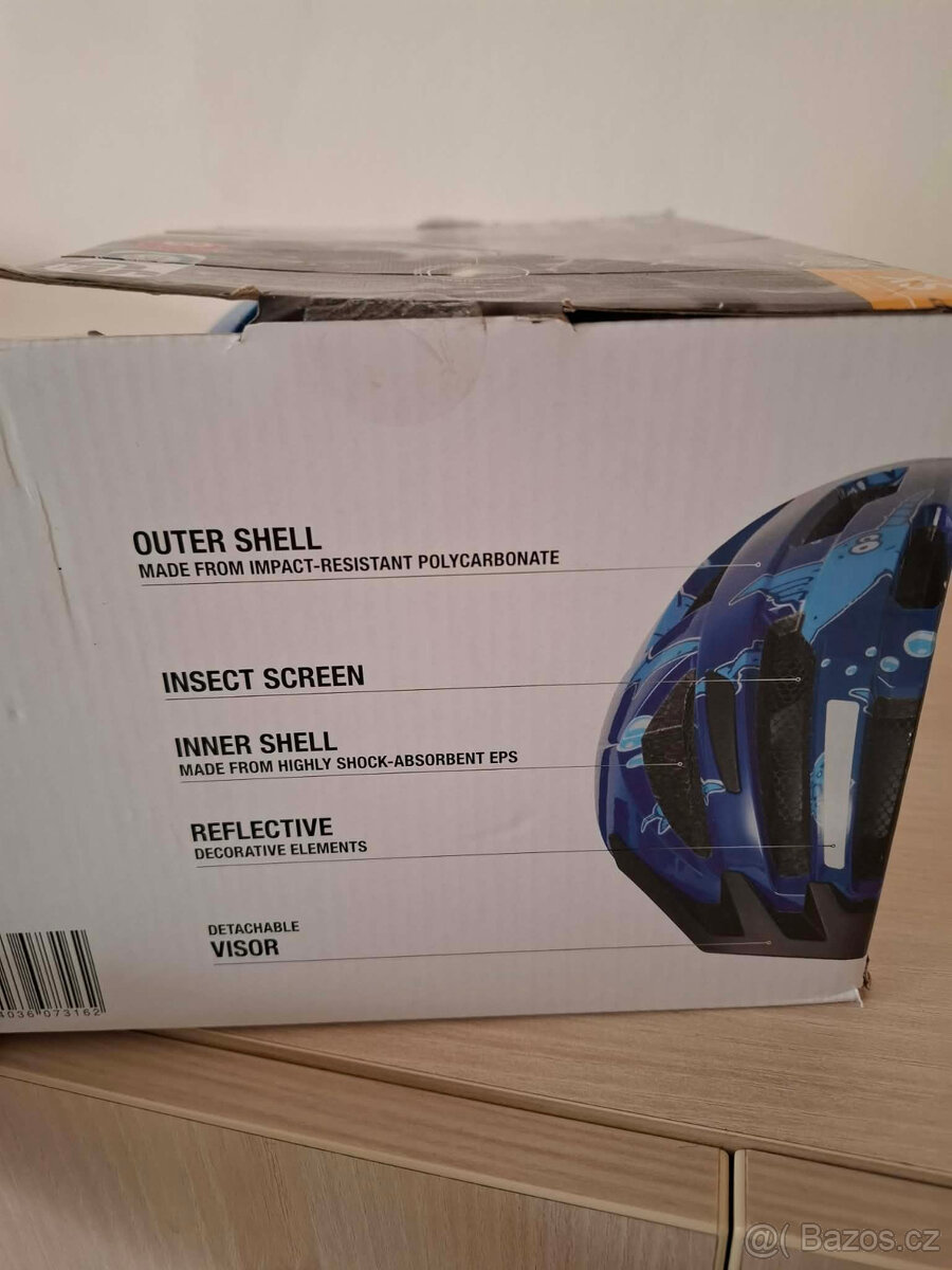 Dětská helma na kolo se zadním světlem - nová - 5