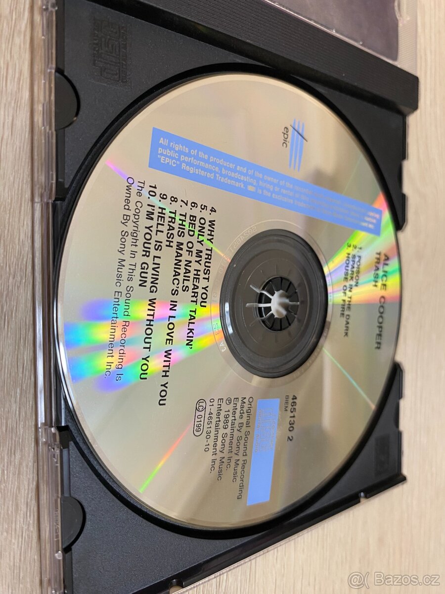 ALICE COOPER: TRASH, 1989, 1.PRESS, JEWEL CASE - 5