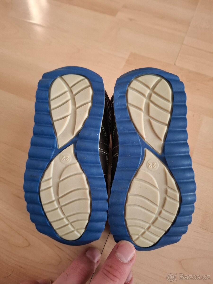 Dětské tenisky botičky Skechers modré velikost 22 - 5