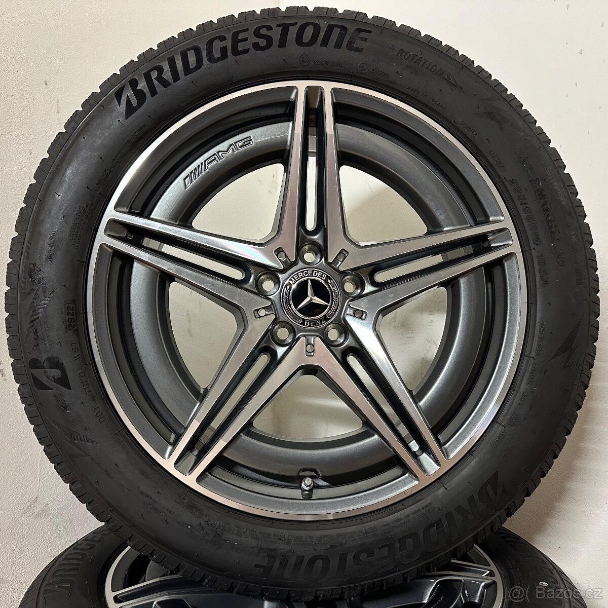 MERCEDES EQC AMG 5x112 R19 ET34+ZIMNÍ 235/55R19 7mm - 5
