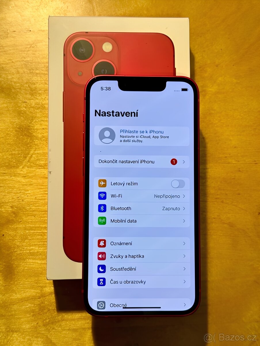 iPhone 13 Red BATERIE 100% TOP - 5