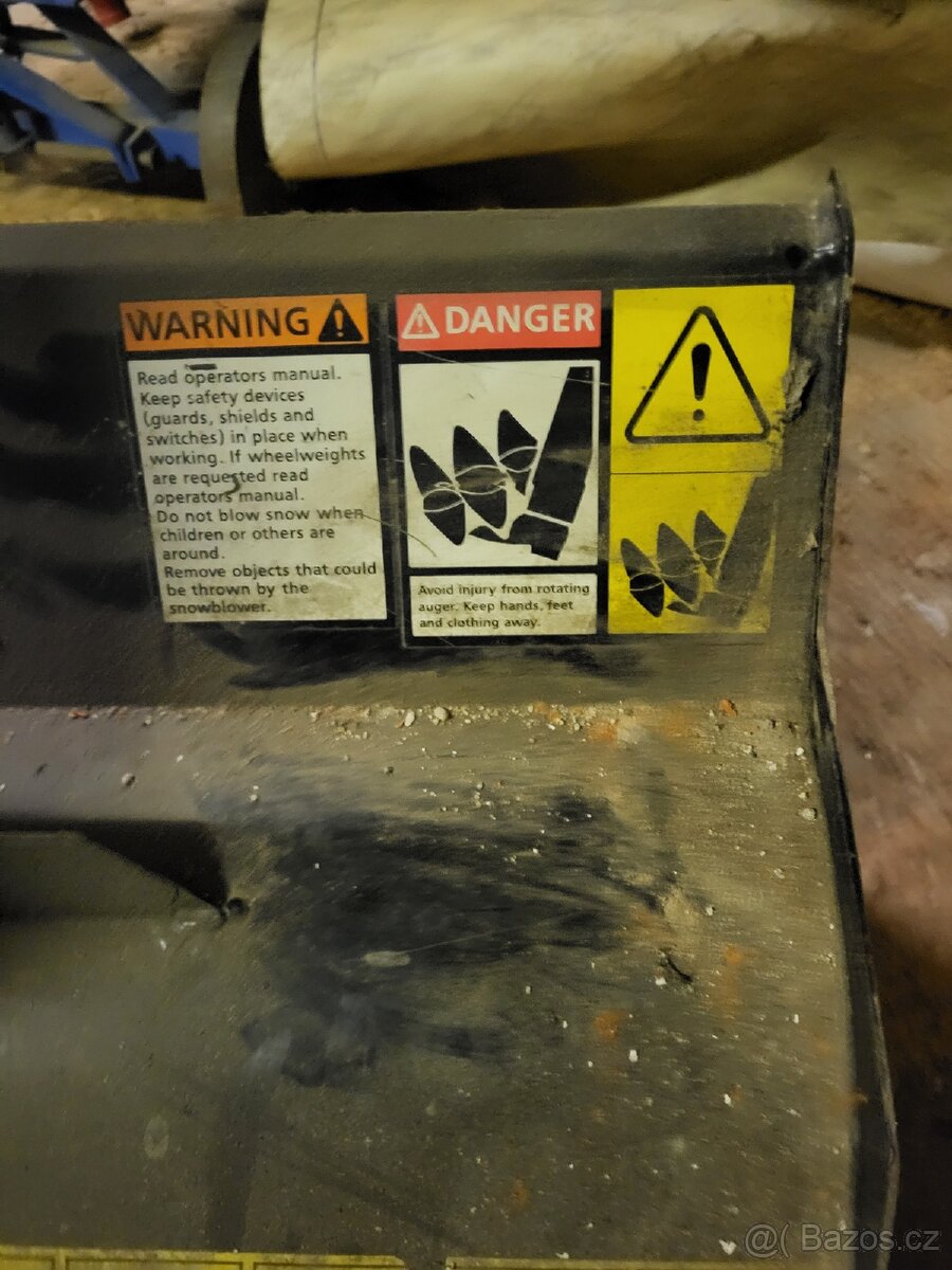 Sněžná fréza na trakturek. Stiga - 5