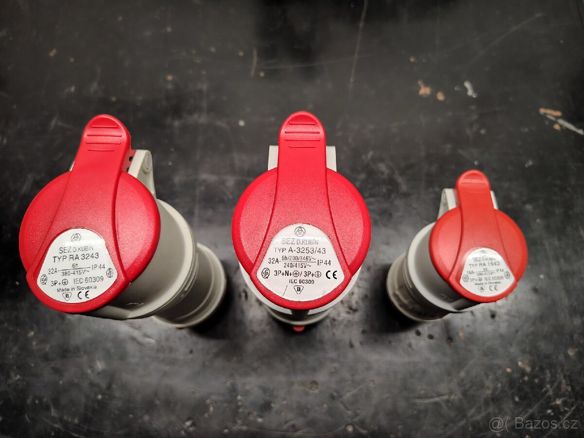 Zástrčky 400V 16A, 32A a adaptéry - 5