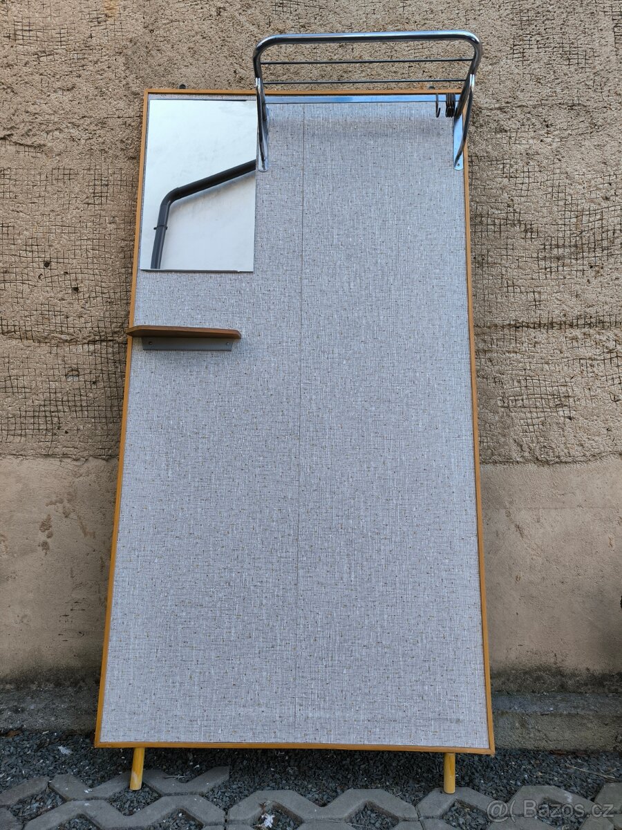 Retro předsíňová stěna, věšák - Brusel 60. léta - 5