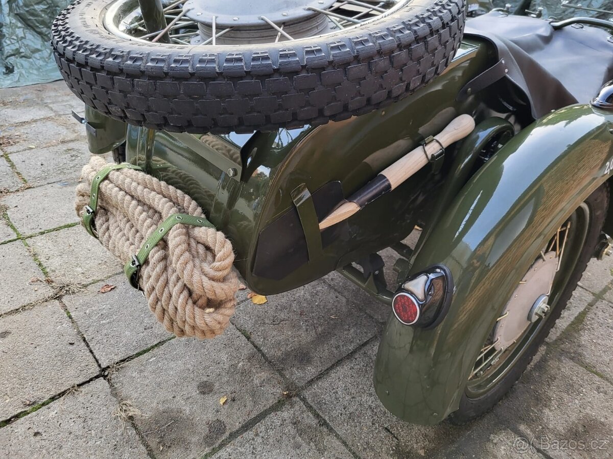 Dněpr,Ural M72 se sidecar - 5