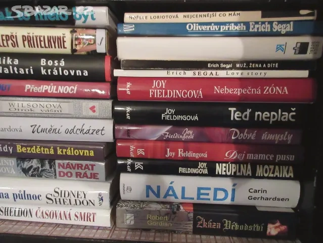 Knihy - různé - jednotná cena. - 5