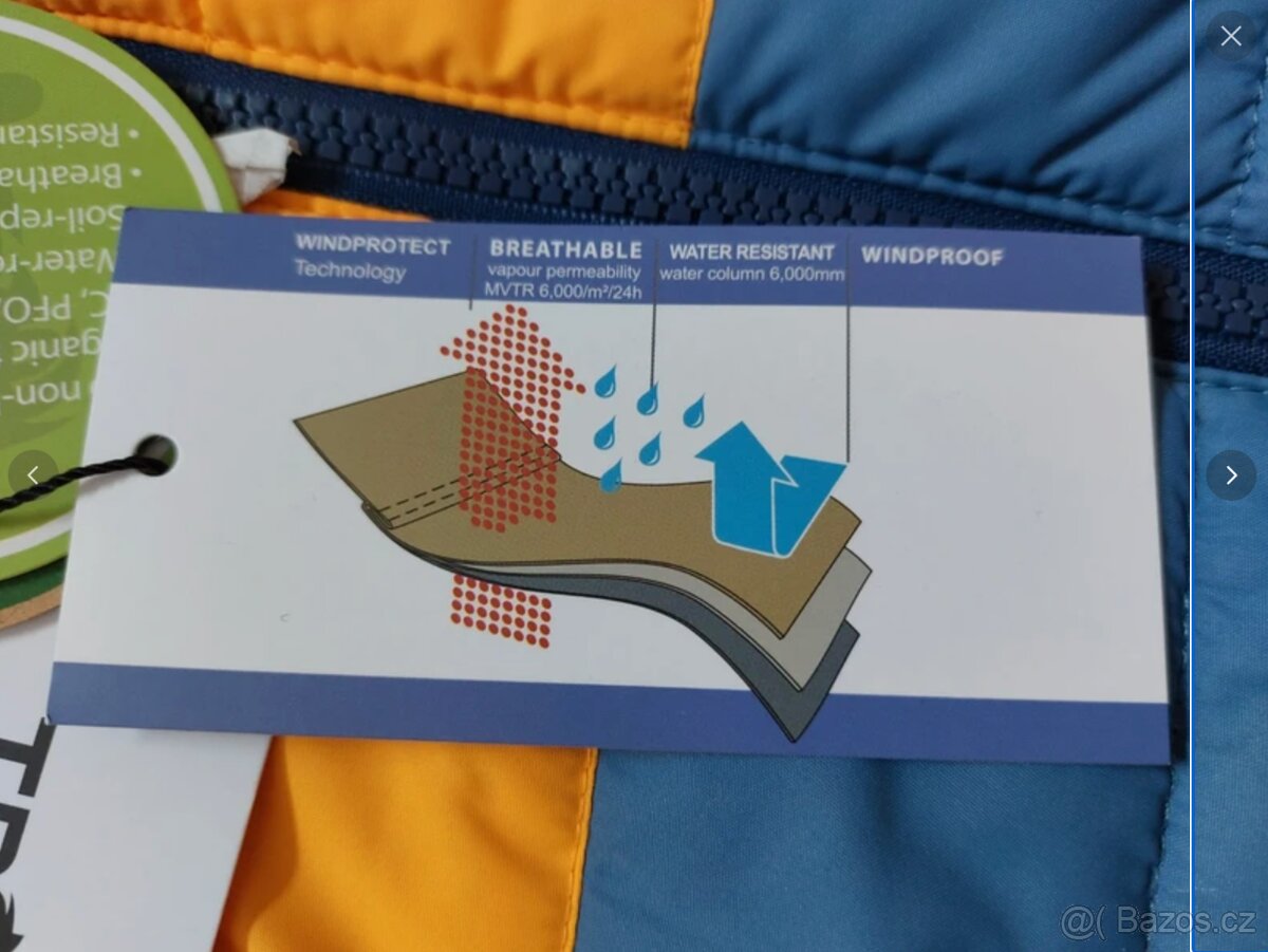 Nová lehká zimní lyžařská bunda Trollkids,158-164 - 5