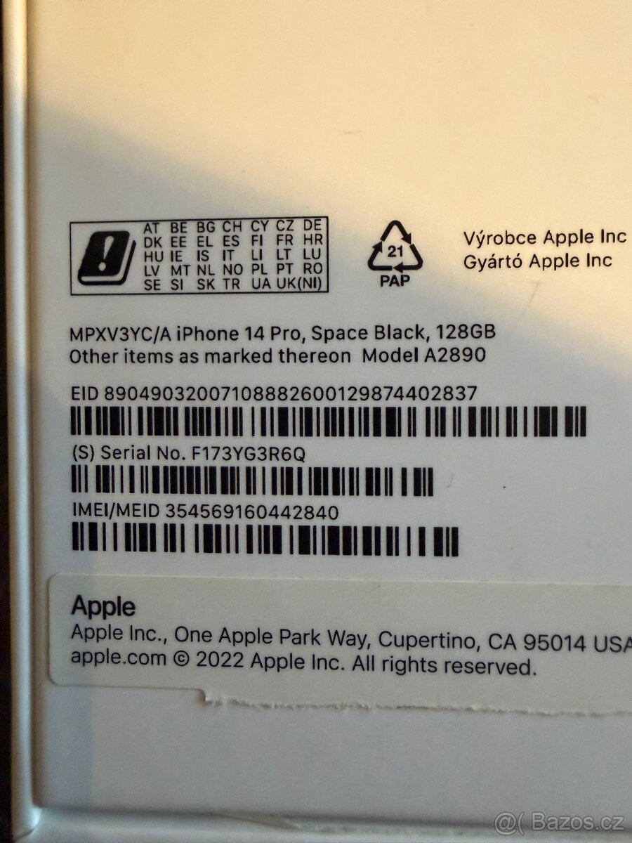 IPhone 14 PRO 128GB - Černý - 5