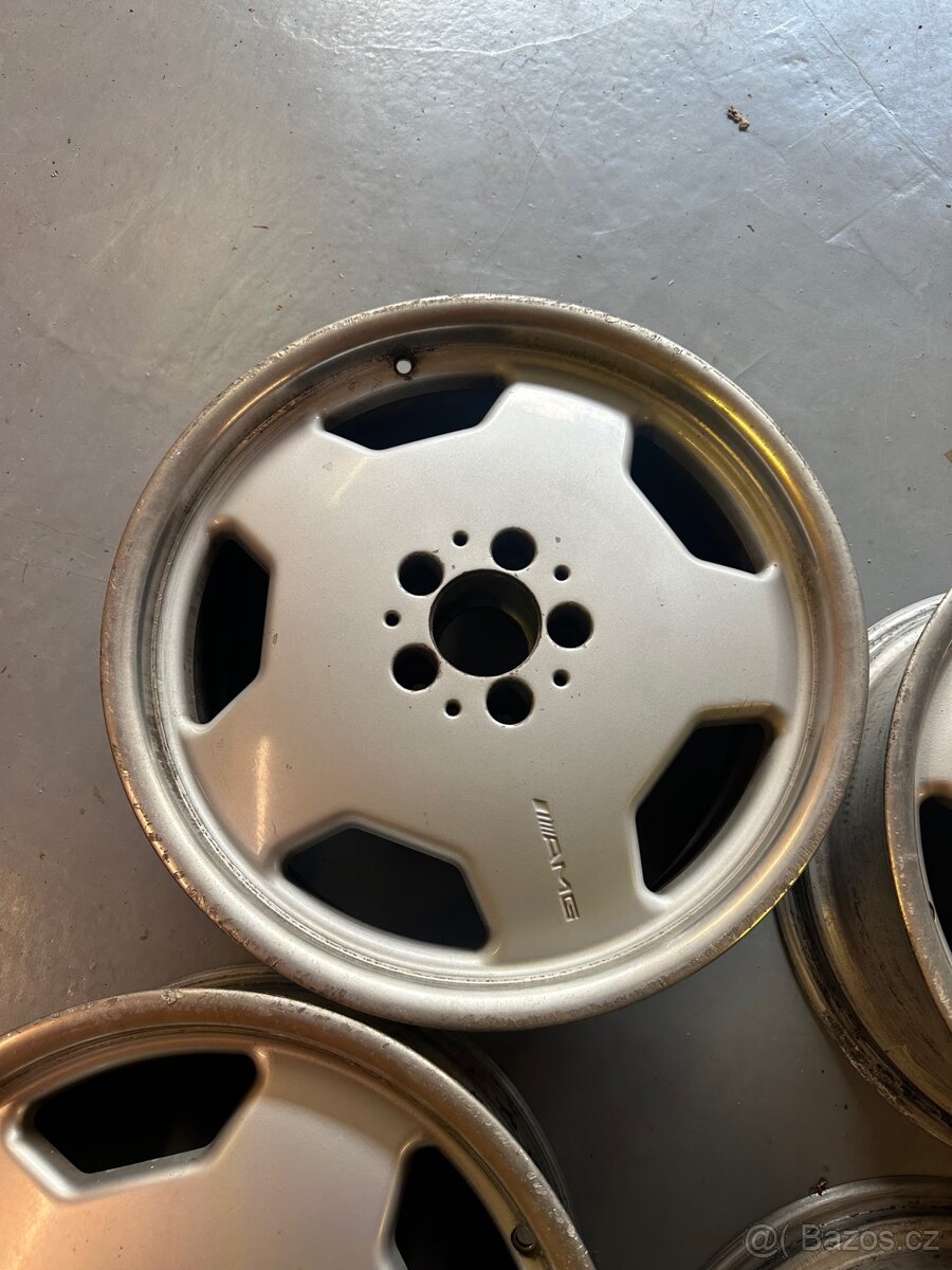 AMG Mercedes Monoblock 18” Originál ALU kola W124 R129 - 5
