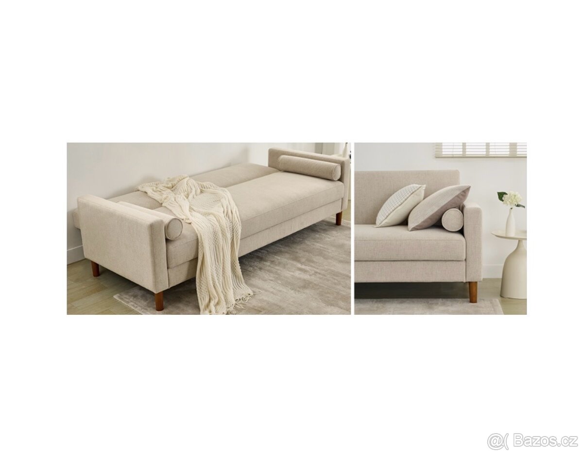 Rozkládací sedačka Nisco LIIV NOVÁ 2.j. VÍCE KUSŮ - 5