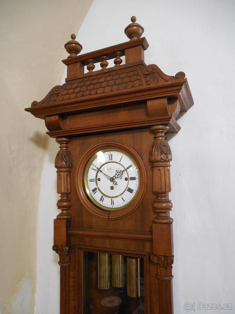 Hodiny čtvrťové pendlovky Wien - 5