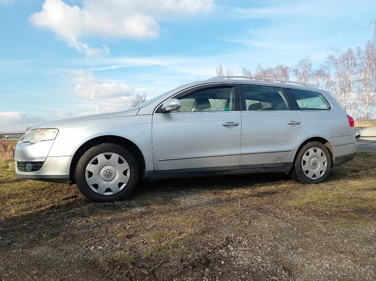 VW Passat B6 stříbrná a černá 3.2 V6 184kw náhradní díly - 5