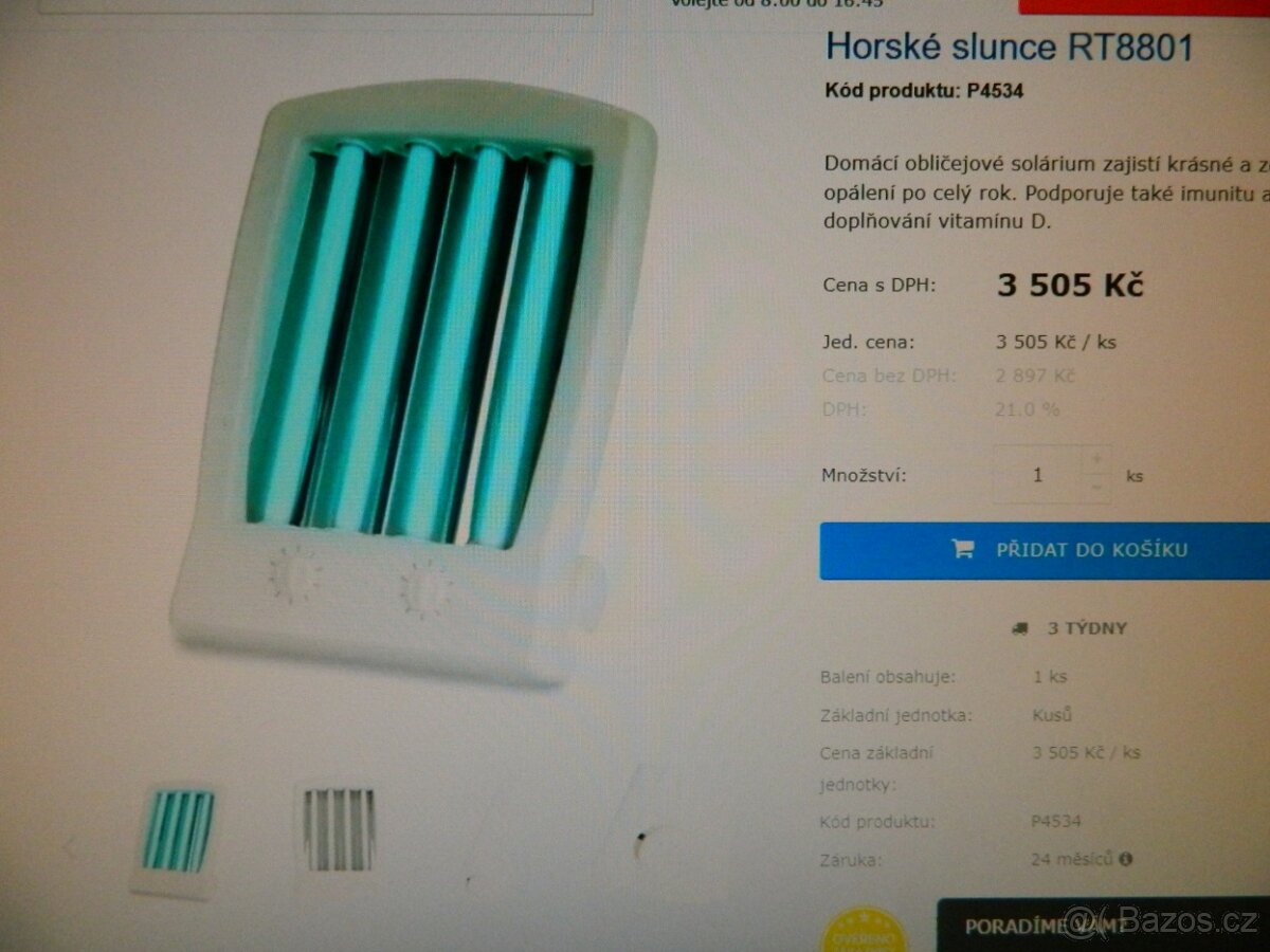 Obličejové solárium - 5