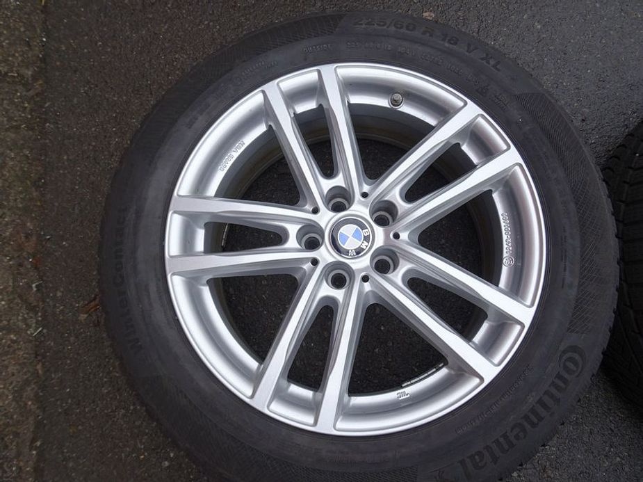 Alu disky na BMW X3,X4 18", 5x112,ET 25, zimní pneu - 5