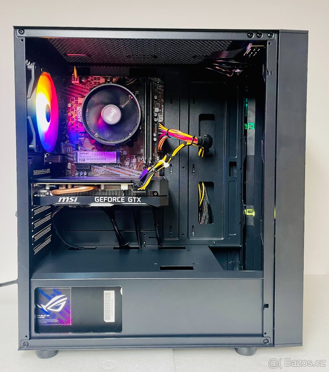 Herní PC: AMD Ryzen 5/ 16GB/ GTX 1660S/ SSD+HDD/ W11/záruka - 5