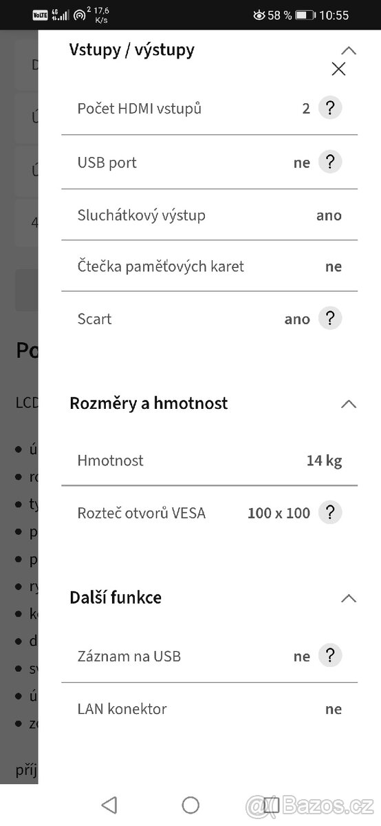 LCD TV LG 32LD350 81 cm - 5