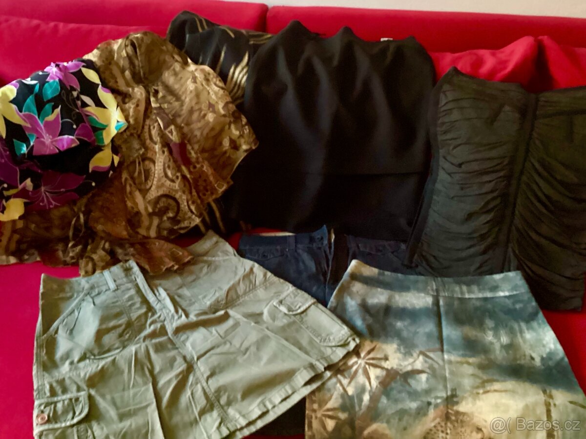 Dámská strečová sukně, vel.L. - 5