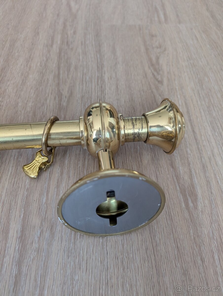 Kovová garnýž - mosaz 120 cm - 5