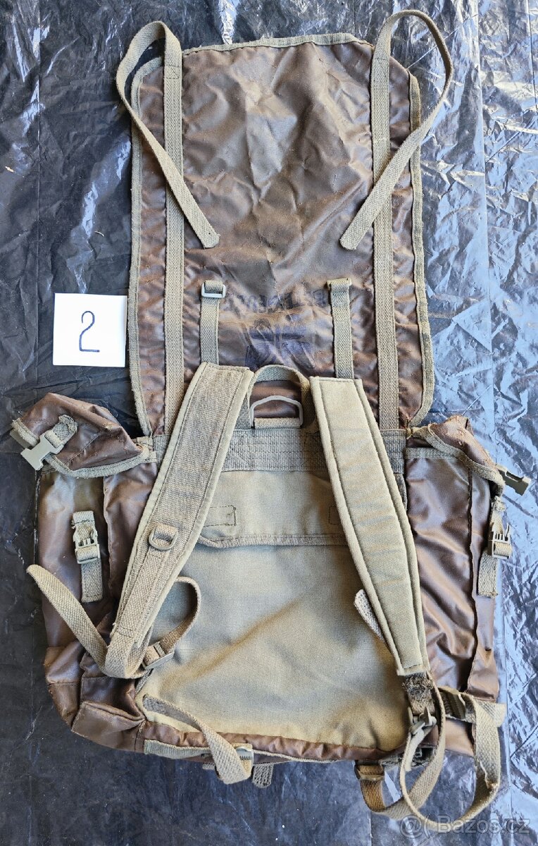 Staré trampské batohy a brašny - Pogumované - 5