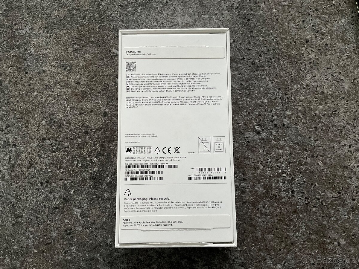 Apple iPhone 17Pro 256gb Cosmic Orange - 5