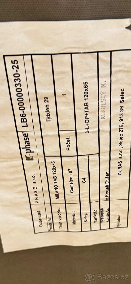 PHASE MILANO taburet - 5