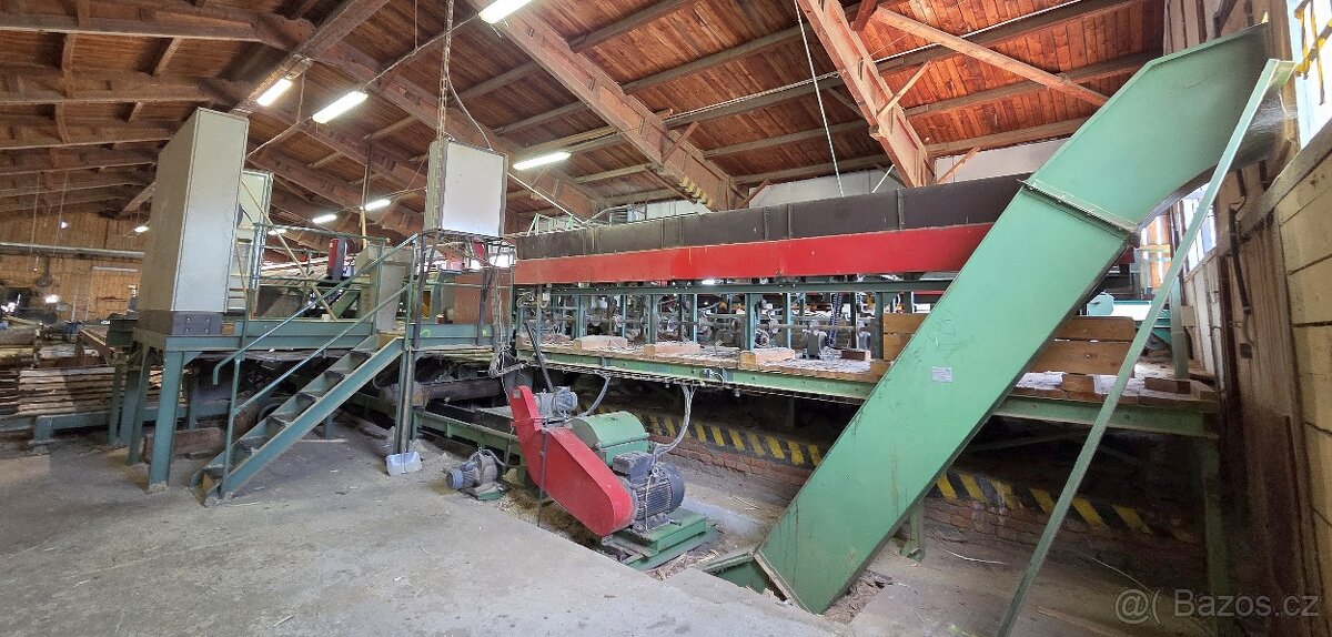katr dřevo 40-50m3/den linka G710+G560 pořez rámová pila - 5