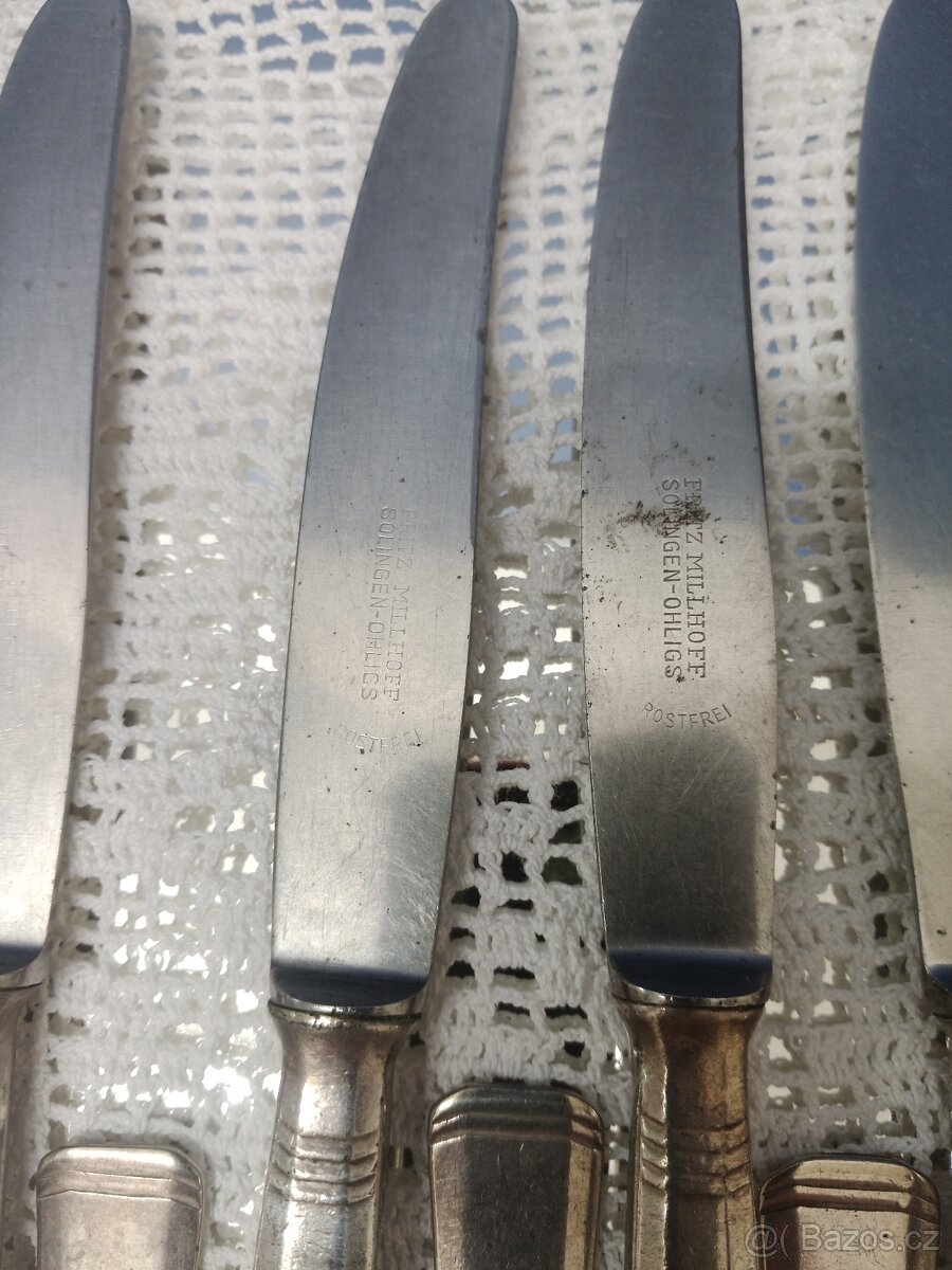 Velký set postříbrných příboru / Ag 900 - 5