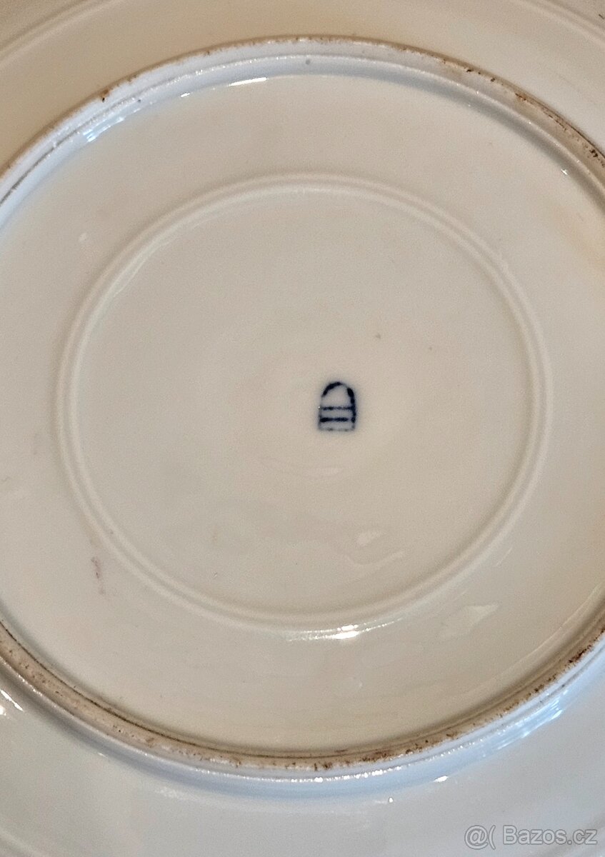 Starožitný závěsný talíř - 5