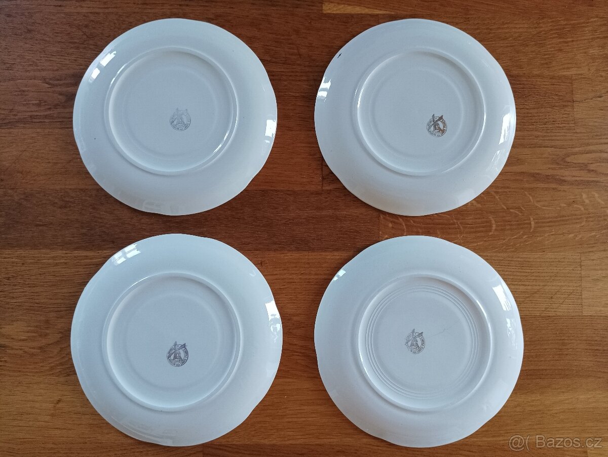 VINTAGE SÝROVÉ TALÍŘE MOULIN DES LOUPS, ORCHIES - 5