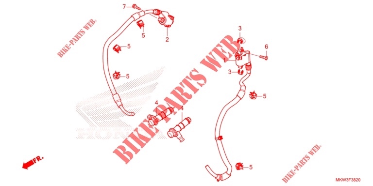 Honda cívka s kabelem a fajfka na svíčku - 5