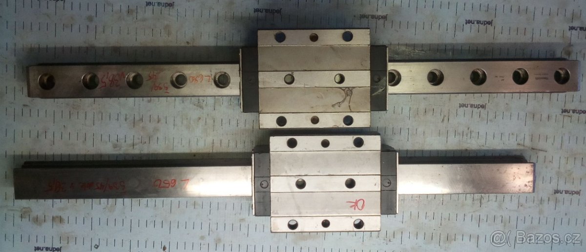 Masivní kolejnice, lineární vedení - 5