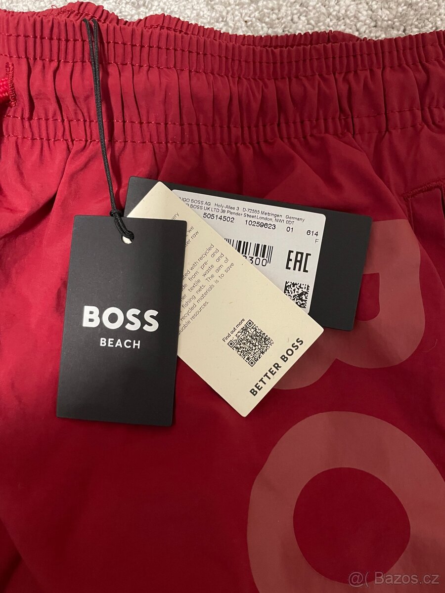 Pánské plavky BOSS Octopus červené, size: M 🔥 - 5