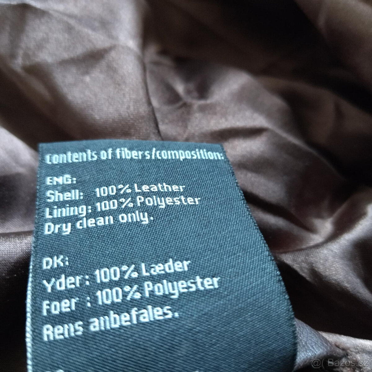 Bertoni delší pánská kožená bunda vel XL - 5