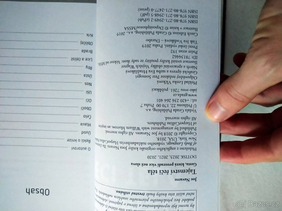 Tajemství řeči těla - Joe Navarro (NOVÁ) - 5