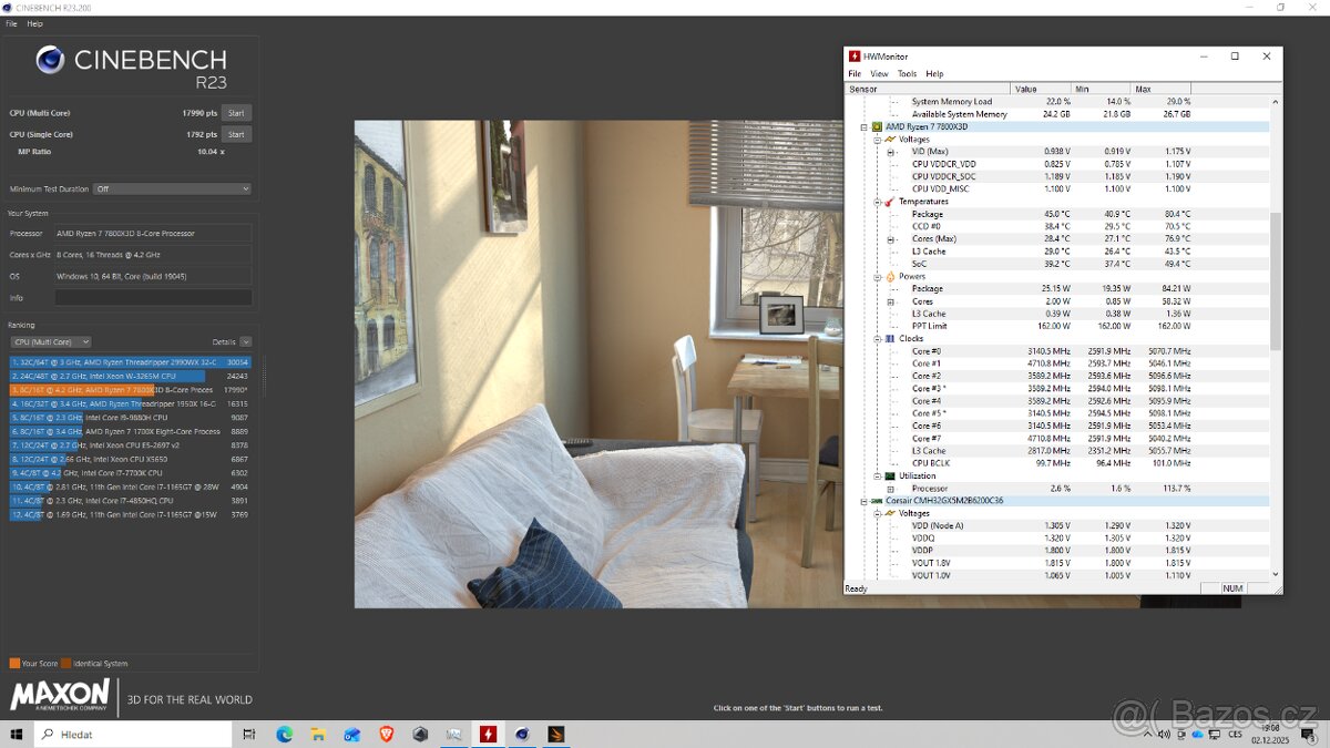 AMD Ryzen 7 7800X3D - 5